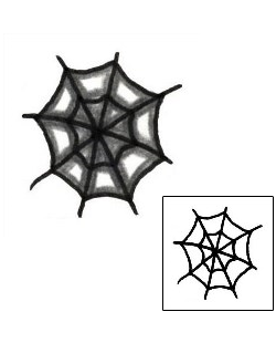 Spider Web Tattoo PLF-01419