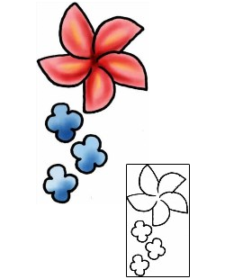 Plumeria Tattoo Plant Life tattoo | PLF-01844