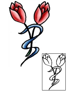 Tulip Tattoo Plant Life tattoo | PLF-01848