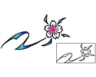 Cherry Blossom Tattoo Plant Life tattoo | PLF-01850