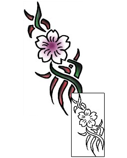 Cherry Blossom Tattoo Plant Life tattoo | PLF-01857