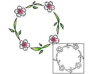 Cherry Blossom Tattoo Plant Life tattoo | PLF-01858