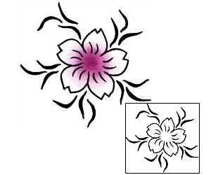 Cherry Blossom Tattoo Plant Life tattoo | PLF-01870
