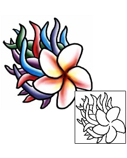 Plumeria Tattoo Plant Life tattoo | PLF-01887