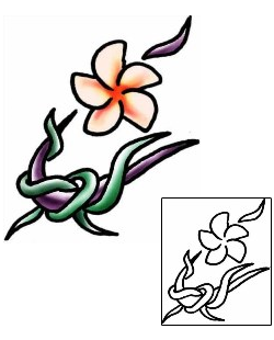 Plumeria Tattoo Plant Life tattoo | PLF-01894