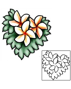 Plumeria Tattoo Plant Life tattoo | PLF-01897