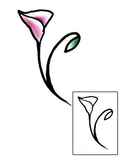 Lily Tattoo Plant Life tattoo | PLF-01900