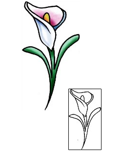 Lily Tattoo Plant Life tattoo | PLF-01902