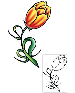 Flower Tattoo Plant Life tattoo | PLF-01908