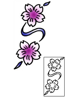 Cherry Blossom Tattoo Plant Life tattoo | PLF-01912
