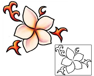 Plumeria Tattoo Plant Life tattoo | PLF-01923