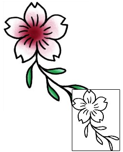 Cherry Blossom Tattoo Plant Life tattoo | PLF-01931