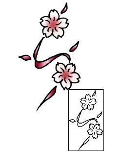 Cherry Blossom Tattoo Plant Life tattoo | PLF-01938