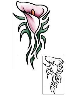Lily Tattoo Plant Life tattoo | PLF-01951