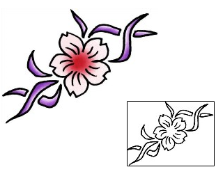 Cherry Blossom Tattoo Plant Life tattoo | PLF-01953
