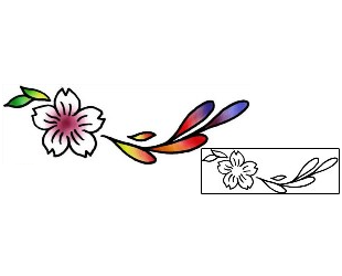 Cherry Blossom Tattoo Plant Life tattoo | PLF-01960
