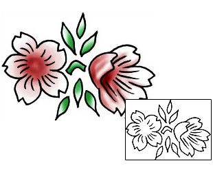 Cherry Blossom Tattoo Plant Life tattoo | PLF-01966