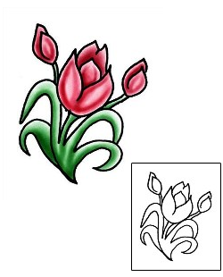 Tulip Tattoo Plant Life tattoo | PLF-01973