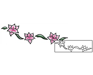 Lily Tattoo Plant Life tattoo | PLF-01980