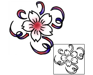 Cherry Blossom Tattoo Plant Life tattoo | PLF-01988