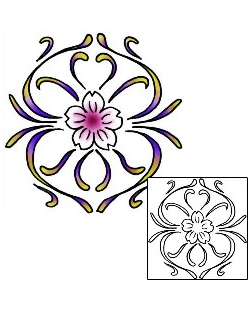Cherry Blossom Tattoo Plant Life tattoo | PLF-01998