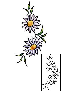 Daisy Tattoo Plant Life tattoo | PLF-02026