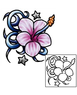 Hibiscus Tattoo Plant Life tattoo | PLF-02065
