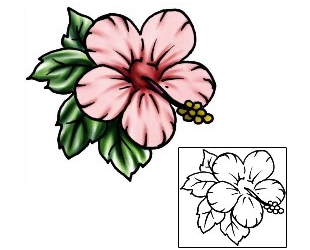 Hibiscus Tattoo Plant Life tattoo | PLF-02069