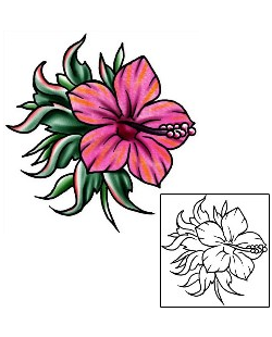 Hibiscus Tattoo Plant Life tattoo | PLF-02072