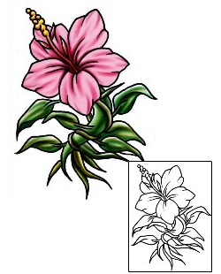 Hibiscus Tattoo Plant Life tattoo | PLF-02096