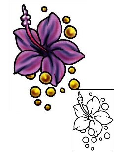 Hibiscus Tattoo Plant Life tattoo | PLF-02099