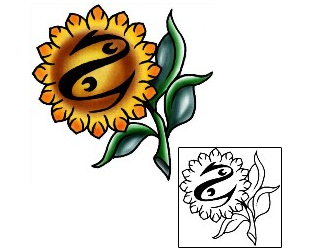 Sunflower Tattoo Tattoo Styles tattoo | PLF-02112