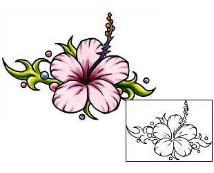 Hibiscus Tattoo Plant Life tattoo | PLF-02128