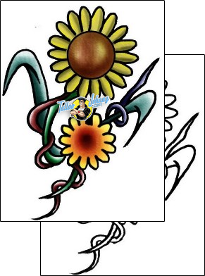 Sunflower Tattoo plant-life-sunflower-tattoos-pablo-lordi-plf-02130