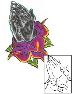 Praying Hands Tattoo Religious & Spiritual tattoo | PNF-00023