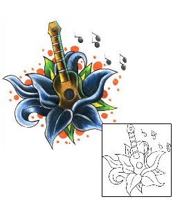 Music Tattoo Miscellaneous tattoo | PNF-00035
