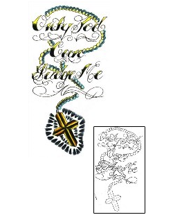 Rosary Beads Tattoo Religious & Spiritual tattoo | PNF-00103