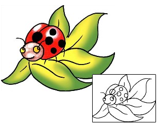 Ladybug Tattoo Insects tattoo | PPF-00164