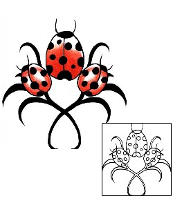 Ladybug Tattoo Insects tattoo | PPF-00190