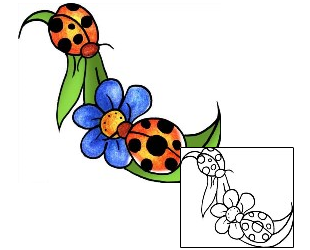 Ladybug Tattoo Insects tattoo | PPF-00208