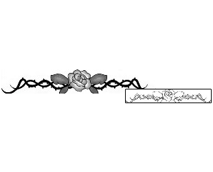 Rose Tattoo Specific Body Parts tattoo | PPF-00255