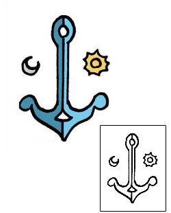 Anchor Tattoo Specific Body Parts tattoo | PPF-00463