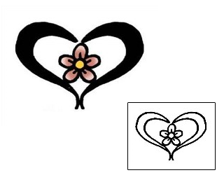 Heart Tattoo For Women tattoo | PPF-00542