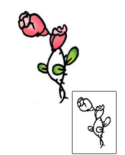 Flower Tattoo Plant Life tattoo | PPF-00640