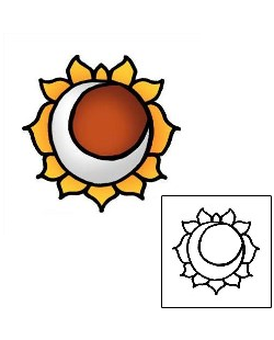 Sun Tattoo Astronomy tattoo | PPF-00818