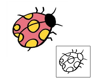 Ladybug Tattoo Insects tattoo | PPF-00901