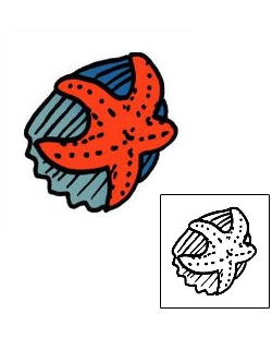 Sea Creature Tattoo Specific Body Parts tattoo | PPF-01095
