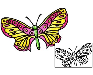 Butterfly Tattoo For Women tattoo | PPF-01281