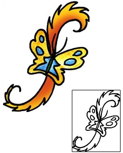 Butterfly Tattoo For Women tattoo | PPF-01330