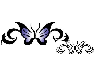 Butterfly Tattoo For Women tattoo | PPF-01344